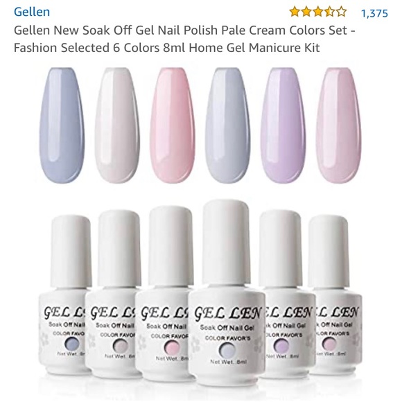 UV GEL LAMP  + 6 gel nail polishes and 3 topcoats - Picture 10 of 10